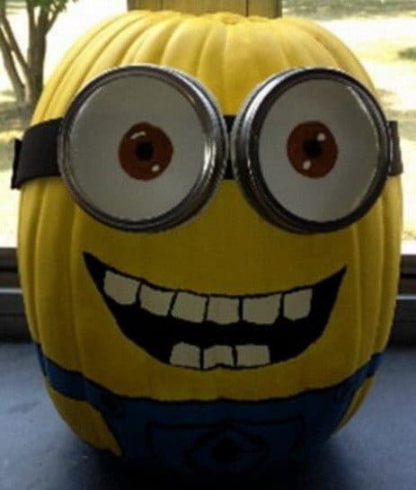 Detailed Minion Pumpkin Carving Another highly detailed Minion pumpkin carving design