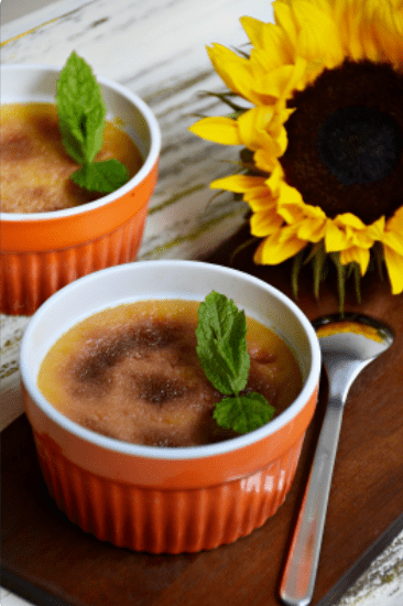 Lemon Verbena Creme brulee Lemon Verbena Creme brulee