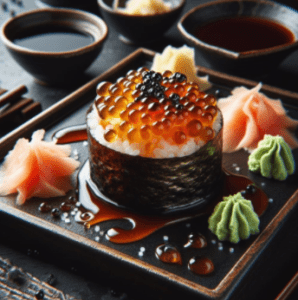Smelt Egg Sushi Smelt Egg Sushi