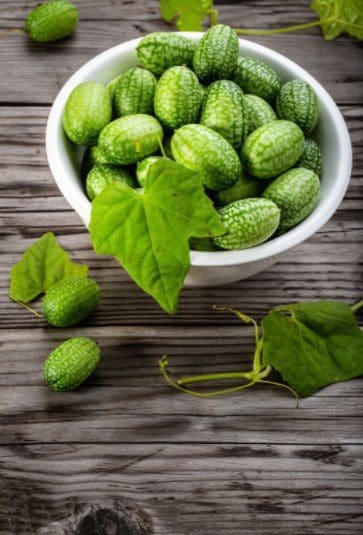 Cucamelons on Table Cucamelons on Table