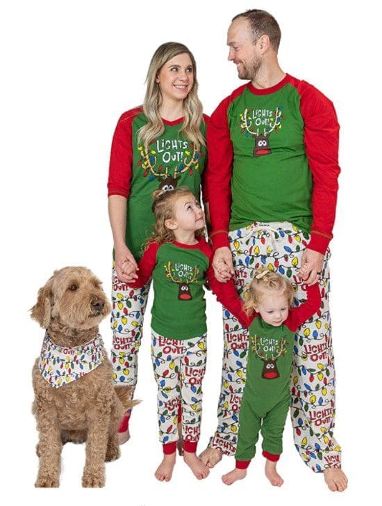 Lazy One Lights Out Christmas Pajamas for The Whole Family Lazy One Lights Out Christmas Pajamas for The Whole Family