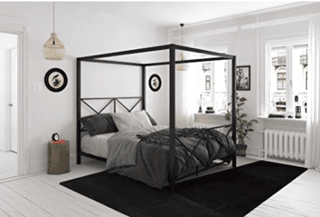 DHP Rosedale Metal Canopy Bed Frame DHP Rosedale Metal Canopy Bed Frame