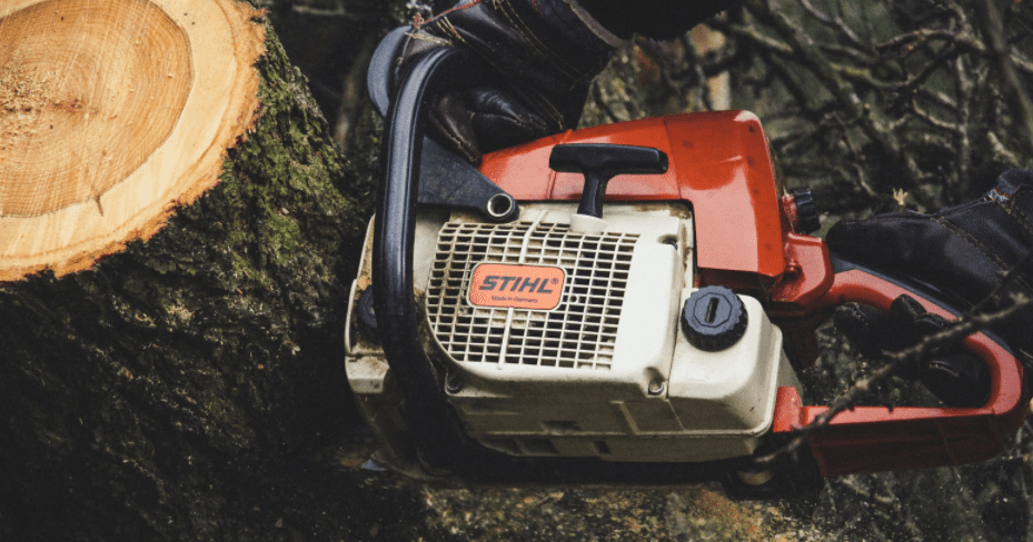 Stihl Chainsaw A professional Stihl chainsaw.