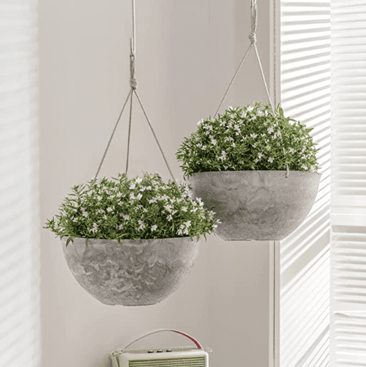 Marble double hanging pot Marble double hanging pot