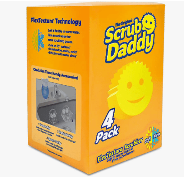 Scrub Daddy Sponge - Scratch Free Scrubber for Dishes and Home Scrub Daddy Sponge - Scratch Free Scrubber for Dishes and Home