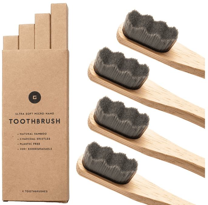 Bamboo Toothbrush - Micro-Nano Extra Soft Bristles Bamboo Toothbrush - Micro-Nano Extra Soft Bristles