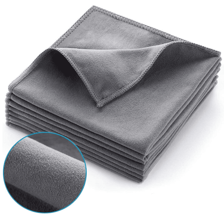 Microfiber Suede Cloth, 8Pack Streak Free Lint Free Large Microfiber Suede Cloth, 8Pack Streak Free Lint Free Large