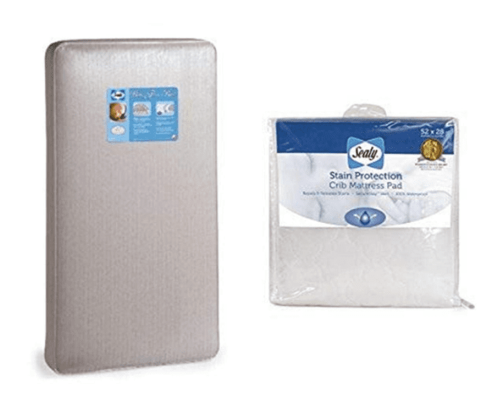 Sealy Baby Firm Rest Antibacterial Waterproof Standard Toddler & Baby Crib Mattress Sealy Baby Firm Rest Antibacterial Waterproof Standard Toddler & Baby Crib Mattress