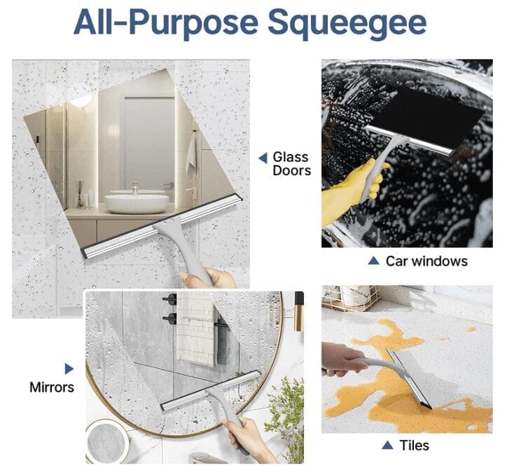 AmazerBath Squeegee for Shower Glass Door AmazerBath Squeegee for Shower Glass Door