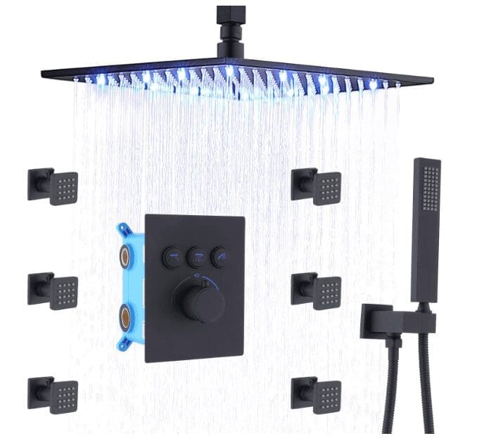 Backnets Full Body Shower System Thermostatic Backnets Full Body Shower System Thermostatic