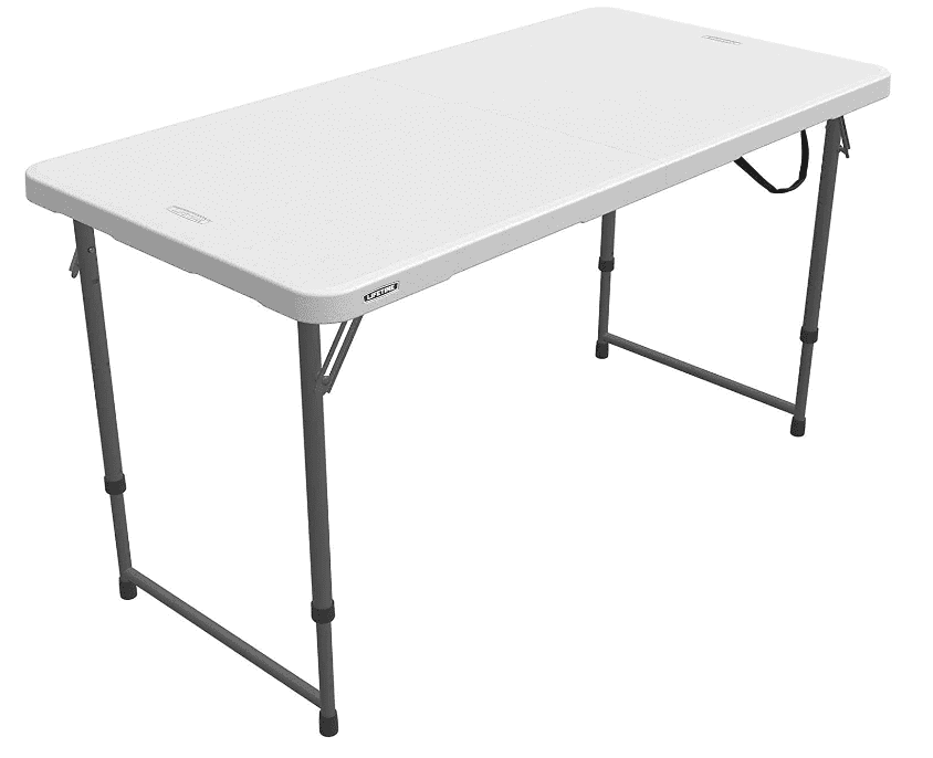 Lifetime Height Adjustable Folding Table Lifetime Height Adjustable Folding Table