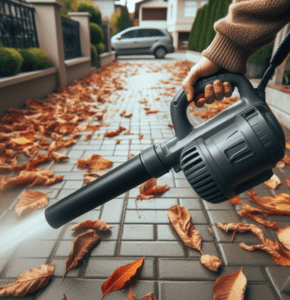 Blower A standard Greenworks Leaf Blower