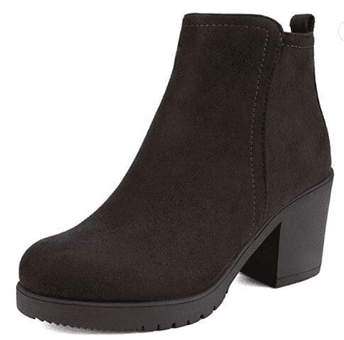 DREAM PAIRS Women's Low Heel Chunky Ankle Boots Winter Shoes DREAM PAIRS Women's Low Heel Chunky Ankle Boots Winter Shoes
