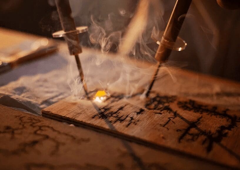 Fractal Wood Burning Fractal Wood Burning