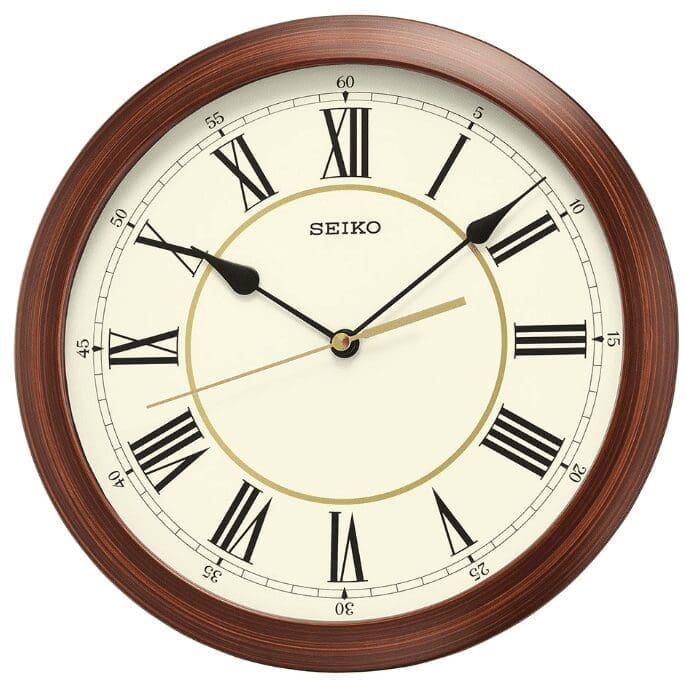 SEIKO QXA597ALH wooden Japanese Quartz Wall Clock SEIKO QXA597ALH wooden Japanese Quartz Wall Clock