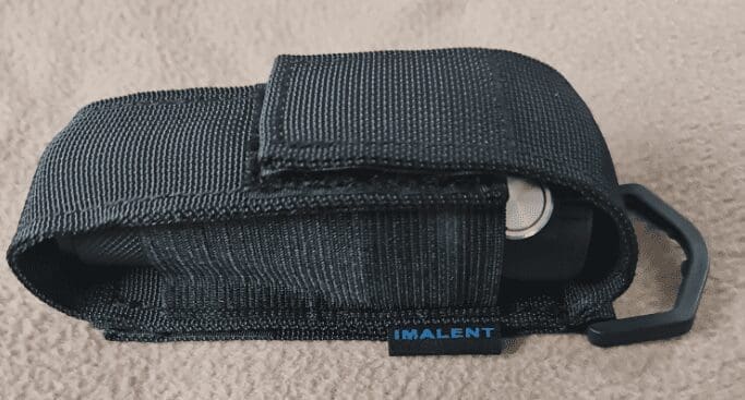 Imalent MS03 EDC Flashlight in holster Imalent MS03 EDC Flashlight in holster