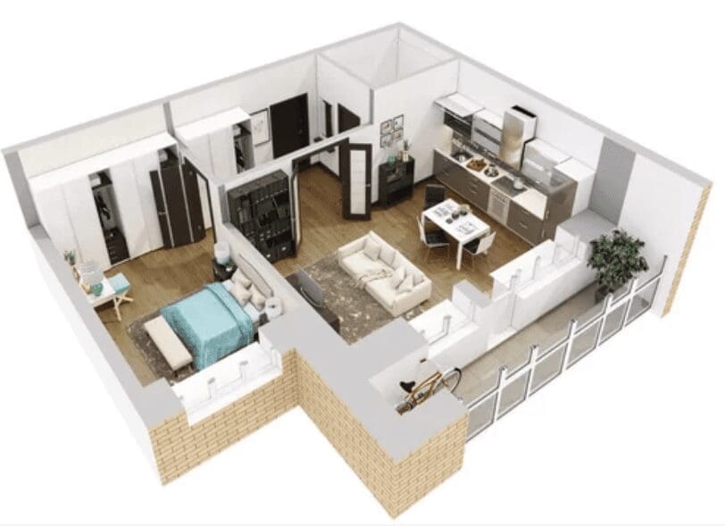 Interior and Exterior 3d design Interior and Exterior 3d design