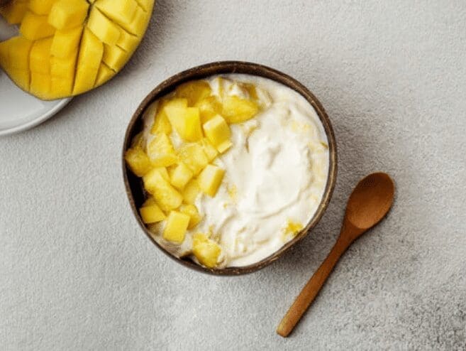 Tropical Mango & Coconut Yogurt Bark Tropical Mango & Coconut Yogurt Bark