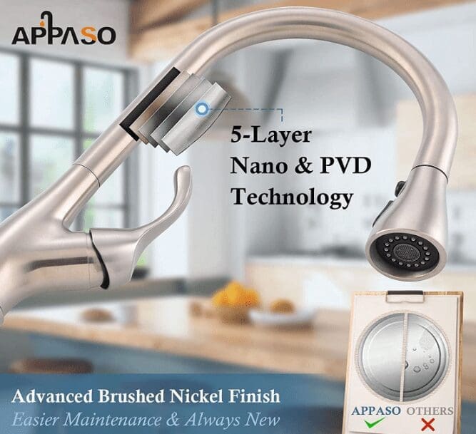 APPASO Pull Down Kitchen Faucet APPASO Pull Down Kitchen Faucet