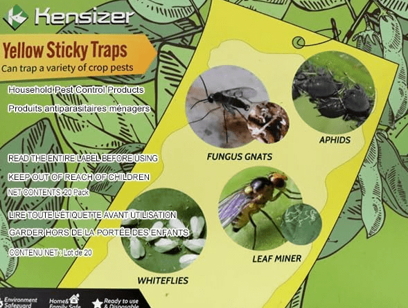Kensizer Dual-Sided Yellow Sticky Traps Kensizer Dual-Sided Yellow Sticky Traps