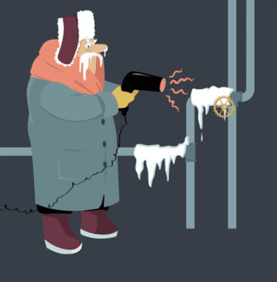 Thawing frozen pipes Thawing frozen pipes