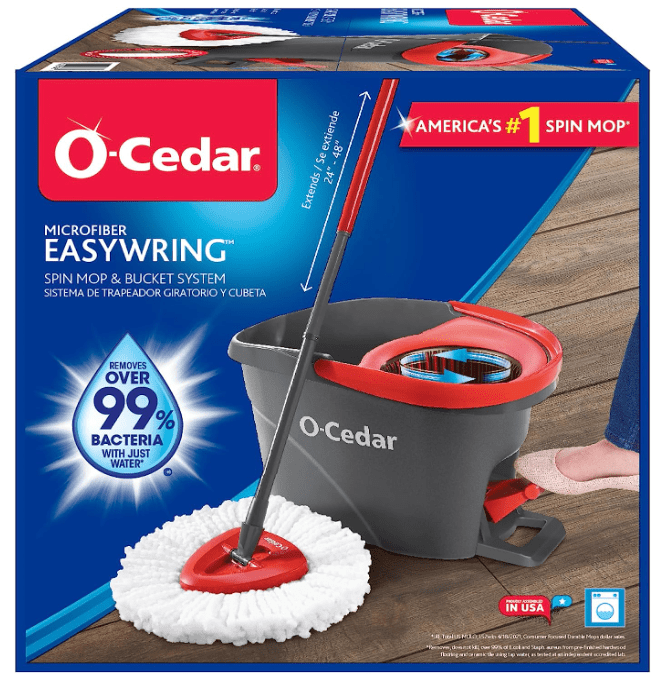 O-Cedar EasyWring Microfiber Spin Mop O-Cedar EasyWring Microfiber Spin Mop