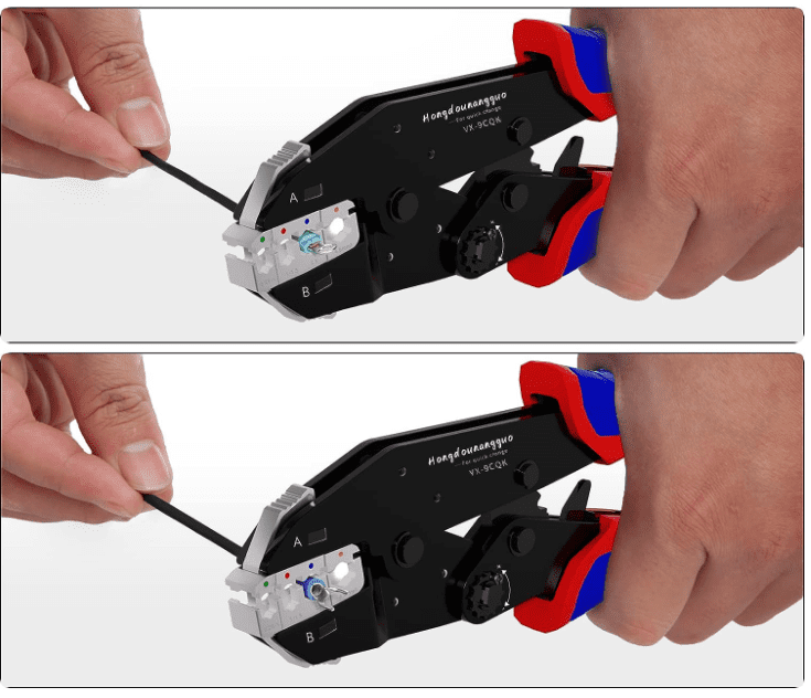 Crimping Pliers Crimping pliers for creating secure electrical connections.
