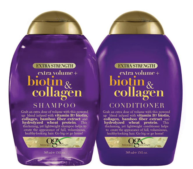OGX Thick & Full + Biotin & Collagen Volumizing Shampoo OGX Thick & Full + Biotin & Collagen Volumizing Shampoo