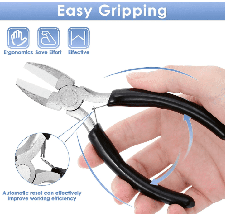 Soft Jaw Pliers Soft jaw pliers with nylon protective pads.