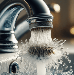 Clogged Aerator Clogged Aerator