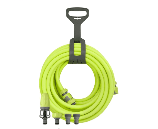 Flexzilla Retractable Hose Reel Flexzilla retractable wall-mounted garden hose reel with swivel bracket