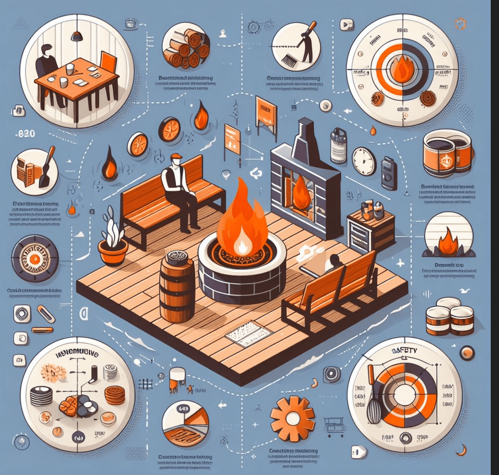 fire pit uses infographics fire pit uses infographics