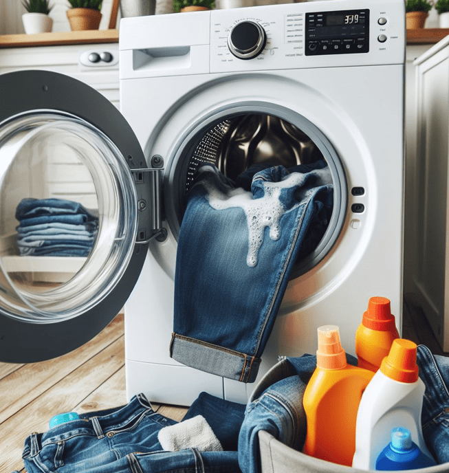 Washing Jeans Washing Jeans