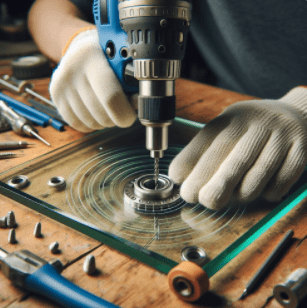 Drill the Main Hole Drill the Main Hole