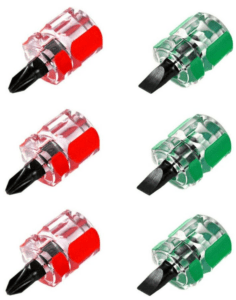 Neiko 6-Piece Stubby Screwdriver Set Neiko 6-Piece Stubby Screwdriver Set