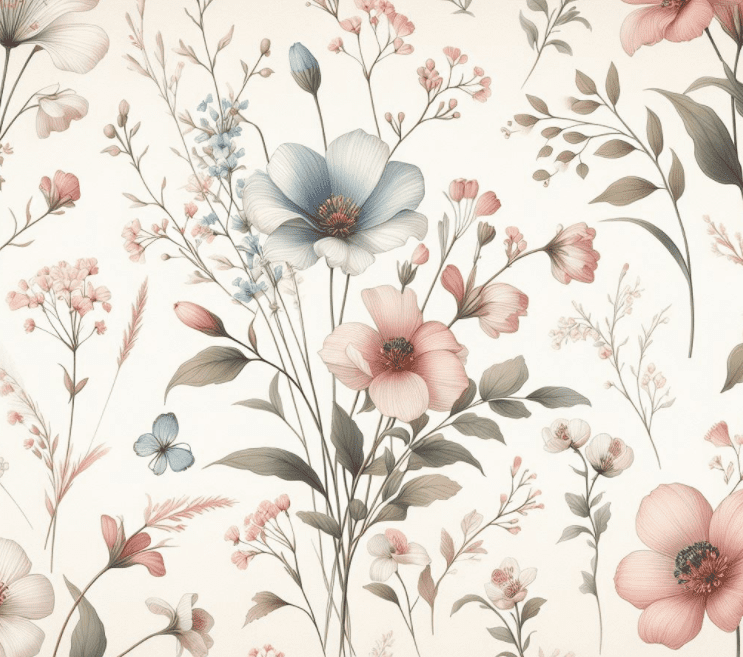 Floral Wrapping Paper Floral Wrapping Paper