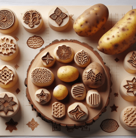 Potato Stamps Potato Stamps