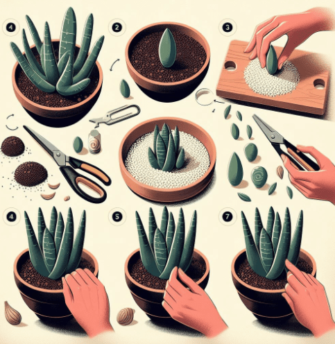 Step-by-Step Guide for Propagating Aloe Pups Step-by-Step Guide for Propagating Aloe Pups