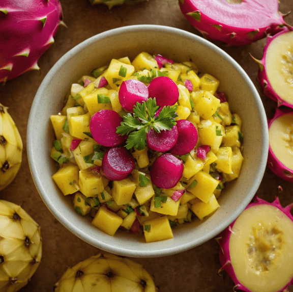Yellow Dragon Fruit Salsa Yellow Dragon Fruit Salsa