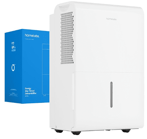 hOmeLabs HME031003N hOmeLabs 50 pint dehumidifier for large rooms