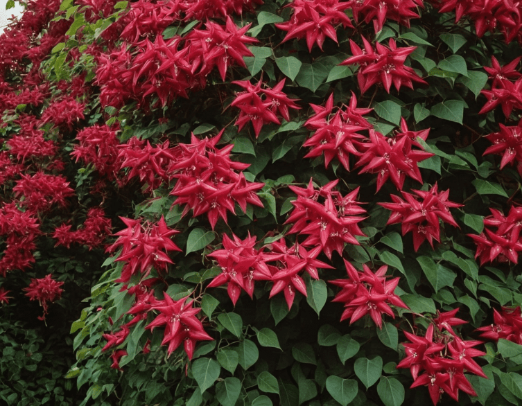 Rangoon Creeper Vine in full bloom Rangoon Creeper Vine in full bloom