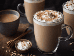 Vanilla Bean Coconut Milk Latte Vanilla Bean Coconut Milk Latte