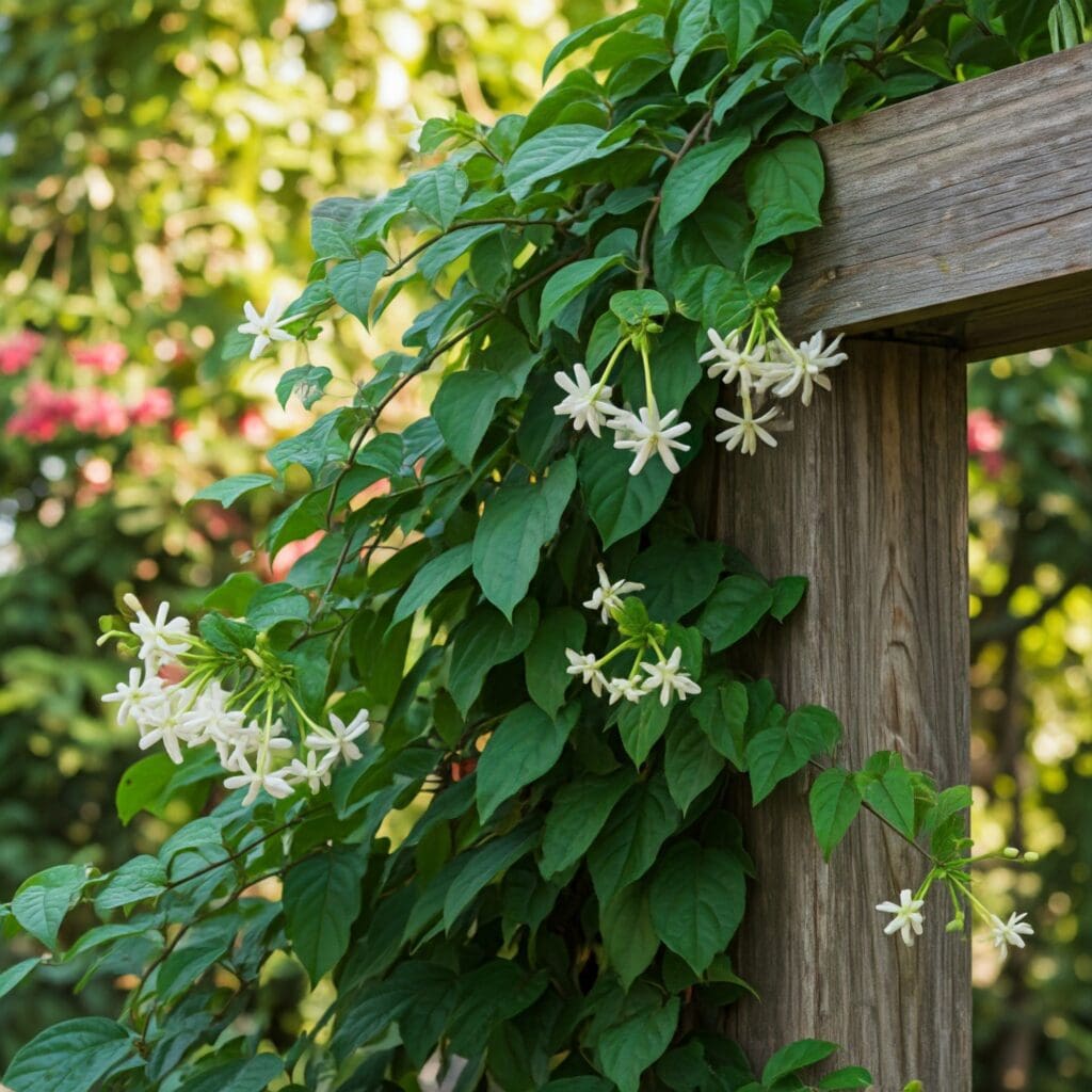 Rangoon Creeper on Trellis Rangoon Creeper on Trellis
