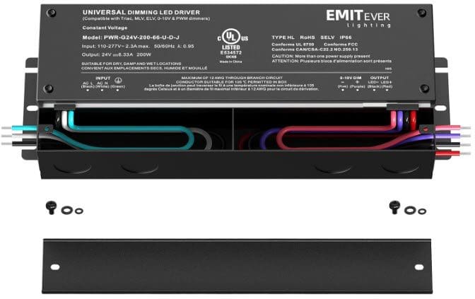 24V Dimmable LED Strip Kit with 0-10V Driver 24V Dimmable LED Strip Kit with 0-10V Driver