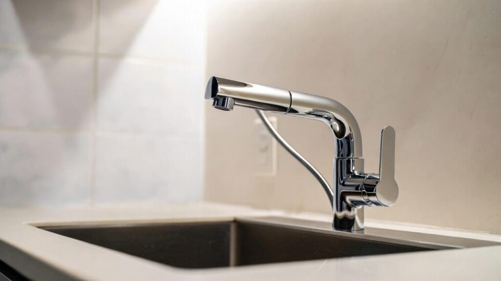 The kitchen best sink setup featuring a modern workstation basin and a pull-out spray faucet. The kitchen best sink setup featuring a modern workstation basin and a pull-out spray faucet.