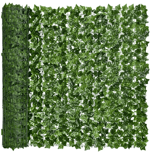 Expandable Faux Ivy Privacy Trellis