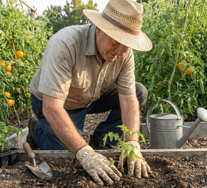 Planting Jubilee tomato Planting Jubilee tomato